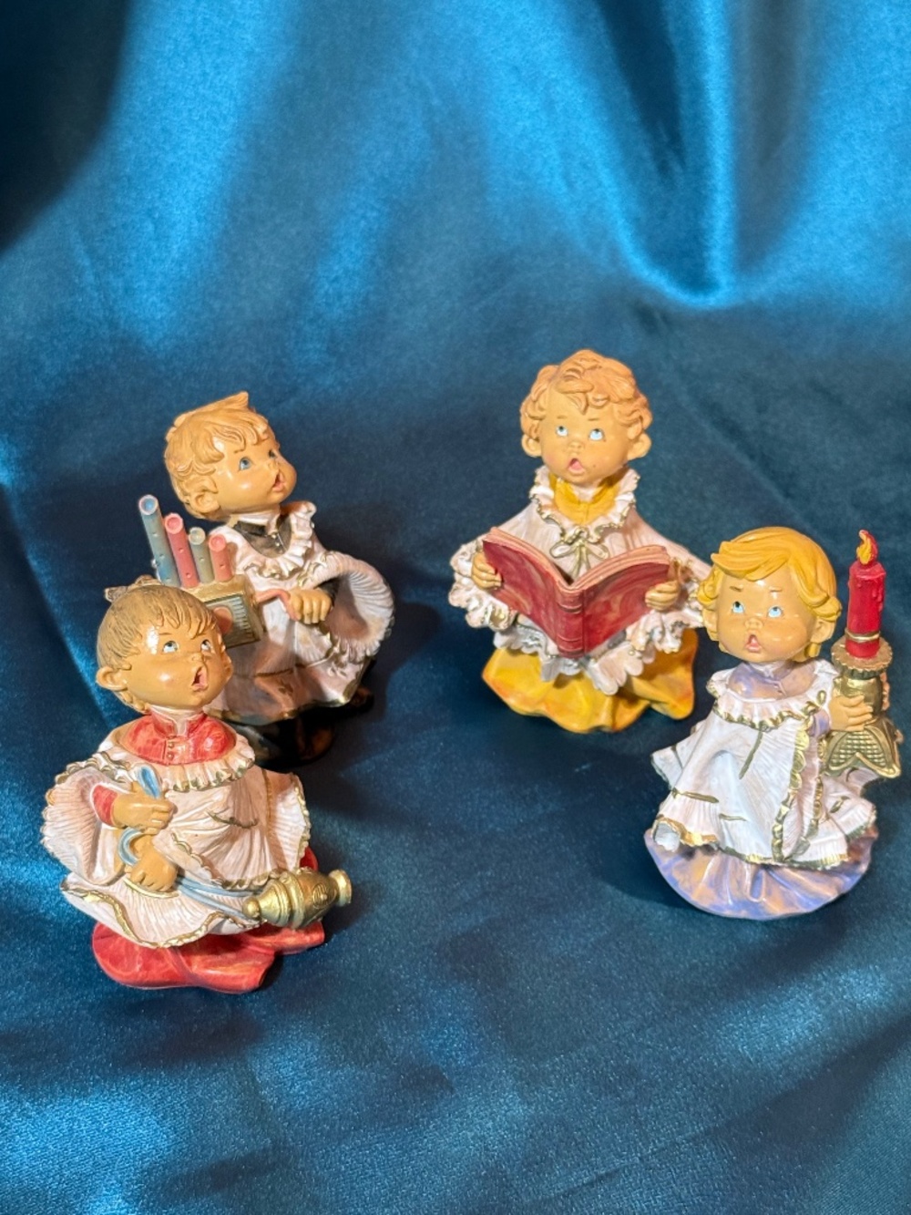 Altar Choir Boys set of 4 Fontanini Simonelli Italy 4” figurines 1987